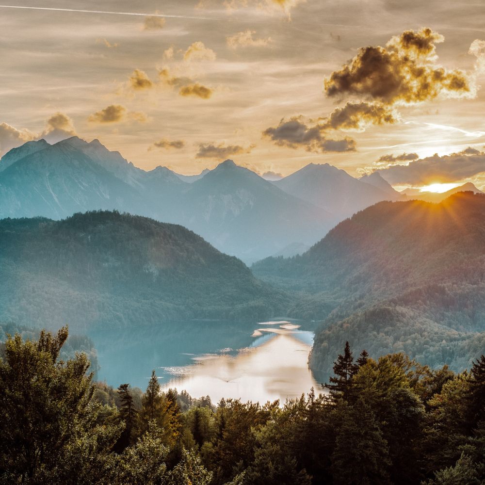 Alpsee im Ostallgäu Alpsee im Ostallgäu