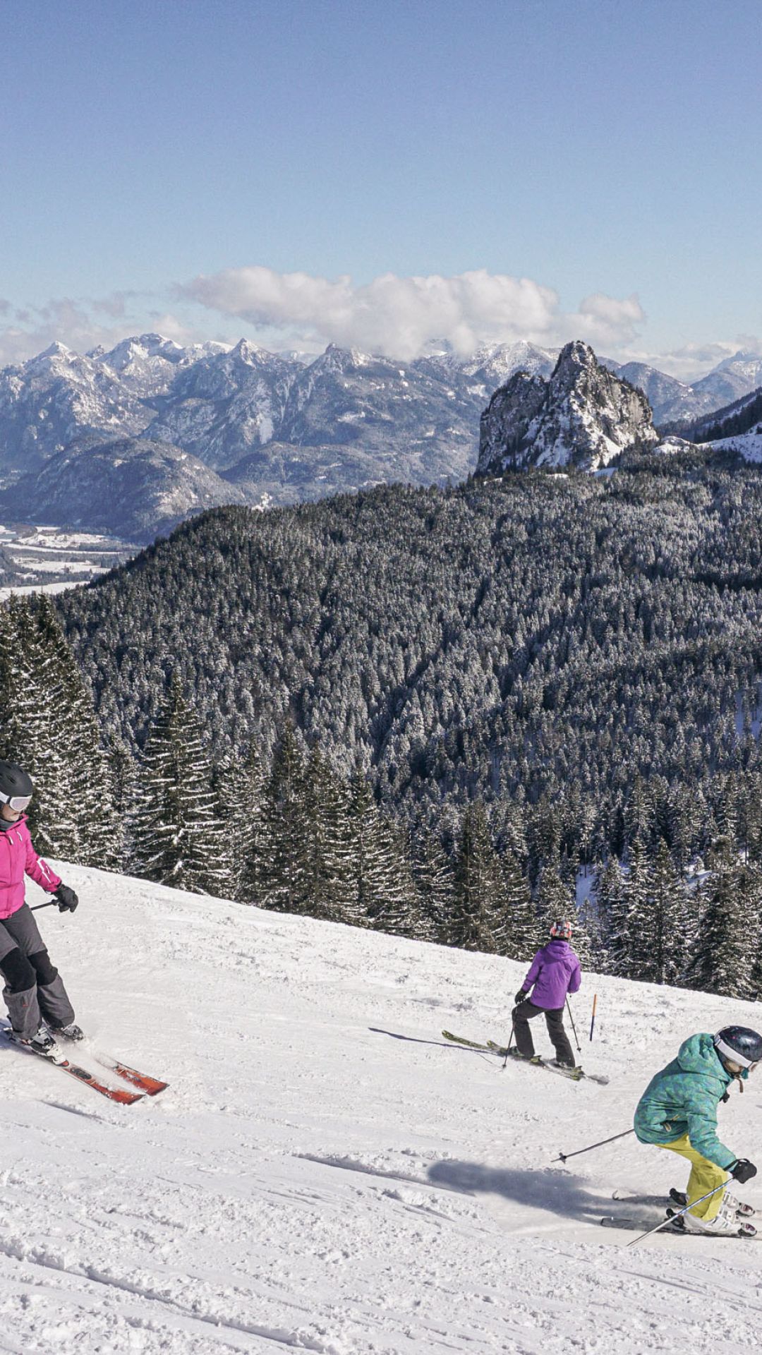 Skifahren am Tegelberg im Ostallgäu Skifahren am Tegelberg im Ostallgäu