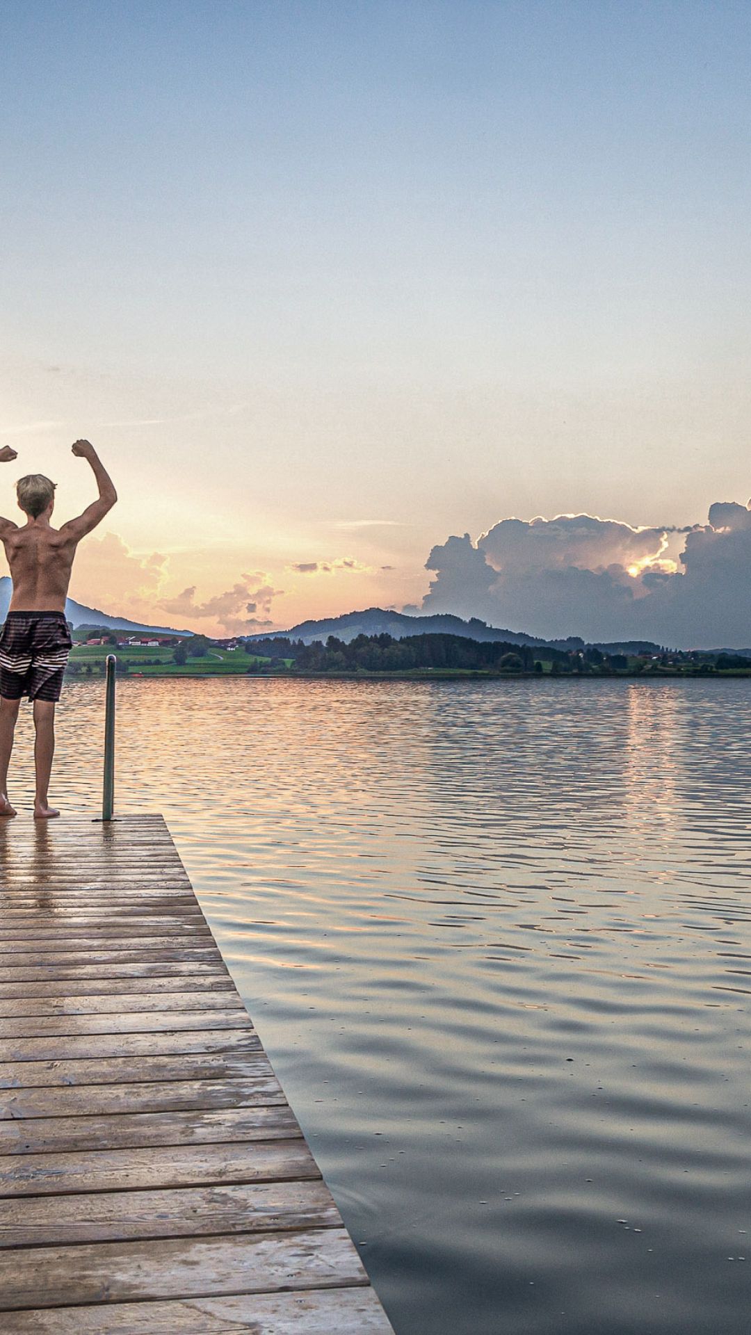 Schwimmen am Hopfensee Schwimmen am Hopfensee