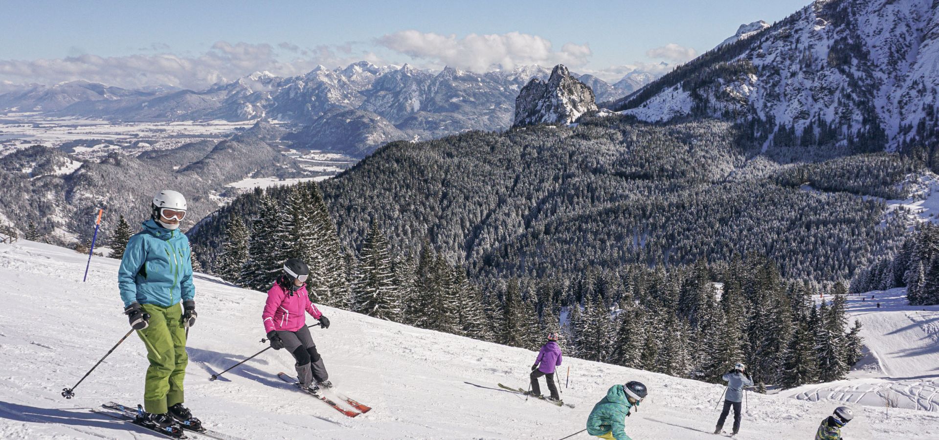 Skifahren am Tegelberg im Ostallgäu Skifahren am Tegelberg im Ostallgäu