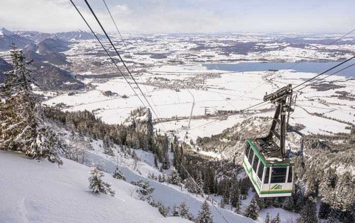 Tegelbergbahn im Winter Ostallgäu Tegelbergbahn im Winter Ostallgäu