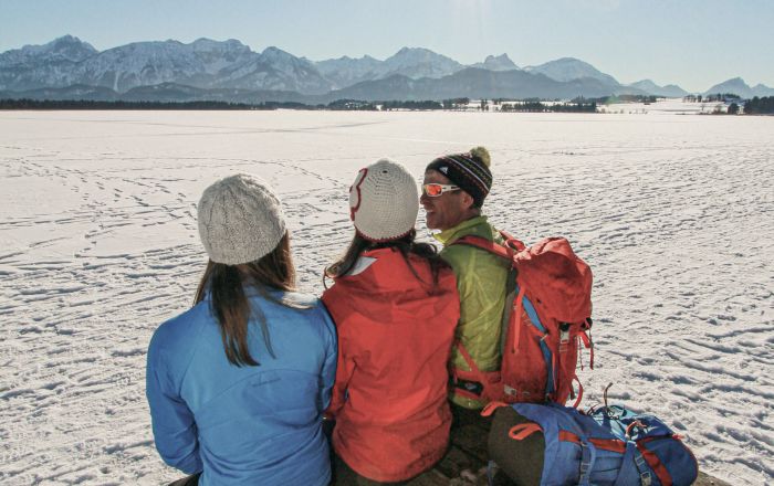 Winterwandern bei Füssen im Ostallgäu Winterwandern bei Füssen im Ostallgäu