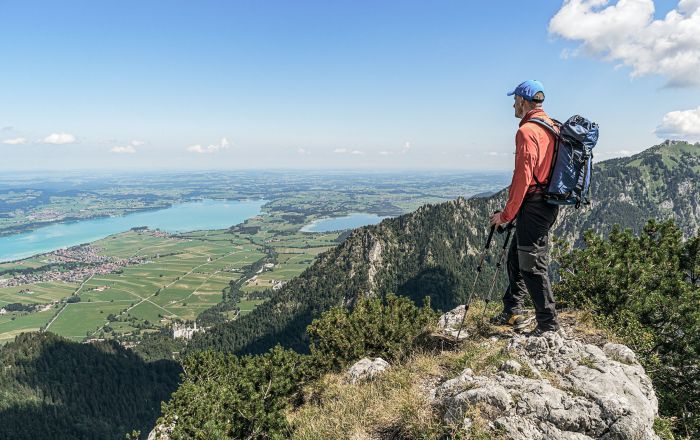 Wandern bei Füssen im Allgäu Wandern bei Füssen im Ostallgäu