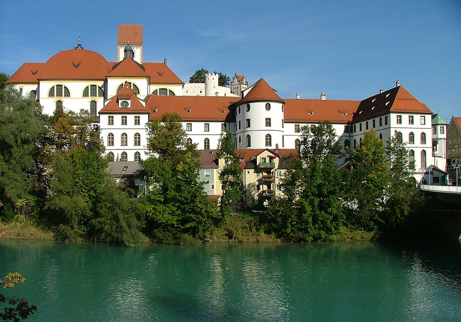 Nur wenige Gehminuten vom Hotel Filser entfernt: Die Altstadt von Füssen
